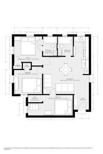 a floor plan of a house at Spectacular Suites Sleep 20 Near Fq W Pool in New Orleans