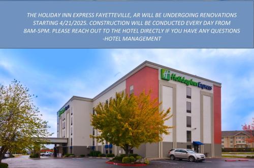a rendering of the front of a hospital building at Holiday Inn Express & Suites Fayetteville University of Arkansas Area by IHG in Fayetteville