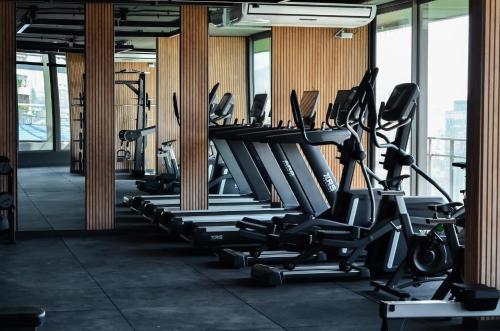 Gimnasio o equipamiento deportivo en Comfortable and Cozy 1BR 1BA in Las Condes