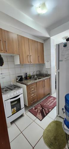 Una cocina o cocineta en Confortável apt em Parauapebas