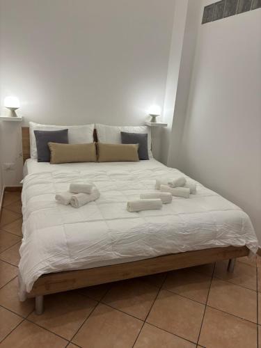 Postel nebo postele na pokoji v ubytování Helios Apartaments