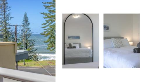 Postel nebo postele na pokoji v ubytování Seaspray 6