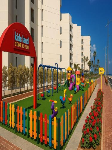 Детская игровая зона в Beachfront Chalet in Porto Said with