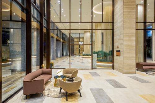 Χώρος καθιστικού στο StayX Condotel