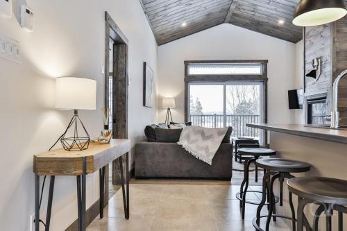 Posezení v ubytování Chalet Le Douillet