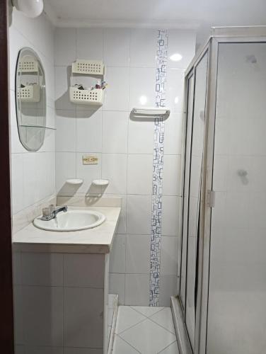 Koupelna v ubytování Apartamento Valledupar