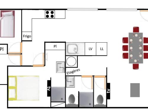 Photo de la galerie de l'établissement Appartement rénové pour 8 pers, quartier calme, Aussois - FR-1-508B-20, à Aussois