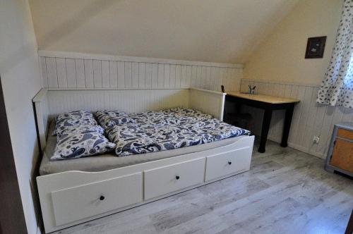 Cama o camas de una habitación en Iskierkówka
