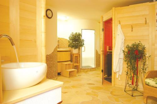 Koupelna v ubytování Camping Waldviertel