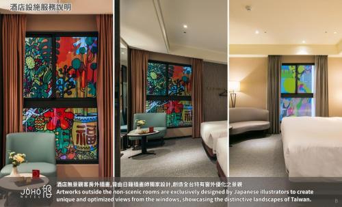 Postel nebo postele na pokoji v ubytování JÒHŌ HOTEL Kaohsiung