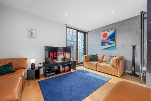 Posezení v ubytování Free Parking - Roof Terrace - Luxury Townhouse