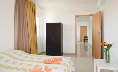 Letto o letti in una camera di Valentinos Apartments