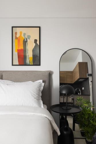 Katil atau katil-katil dalam bilik di Babylon Luxury Suites No2 by BiNoBi!