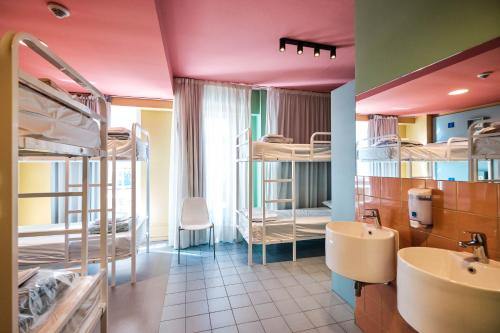 Koupelna v ubytování Loop INN Hostel Santiago de Compostela