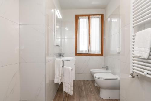 Koupelna v ubytování Hotel Grifoni