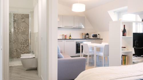 Koupelna v ubytování Loft in Villa Romana