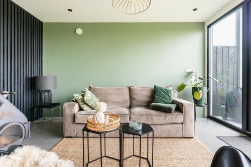 Χώρος καθιστικού στο Luxe stal appartement