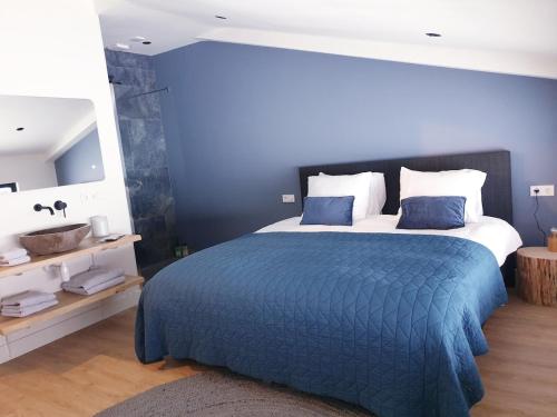 Ένα ή περισσότερα κρεβάτια σε δωμάτιο στο Luxe stal appartement