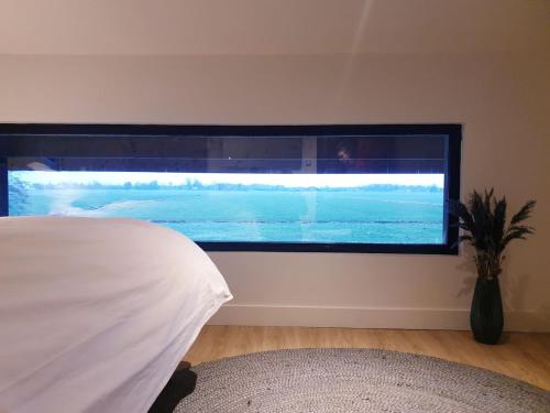 Ένα ή περισσότερα κρεβάτια σε δωμάτιο στο Luxe stal appartement