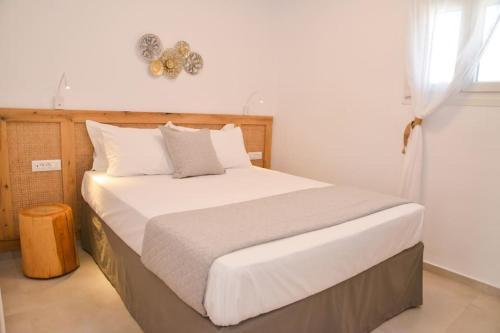 Postel nebo postele na pokoji v ubytování Theros apartment II in Milos