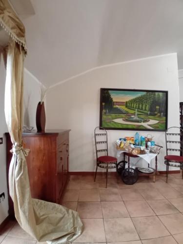Μια τηλεόραση ή/και κέντρο ψυχαγωγίας στο Luna Reale Relais e Suite