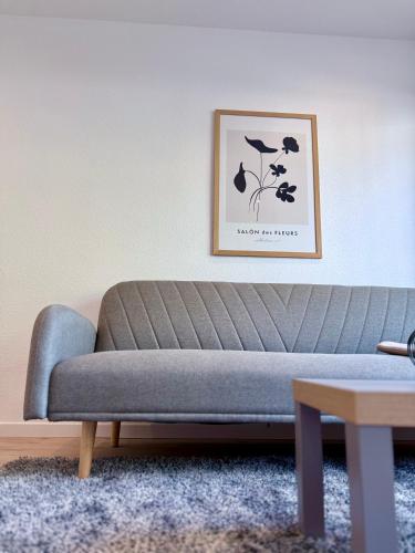 Zona de estar de Frisch saniertes Business Apartment "Profi Paul"