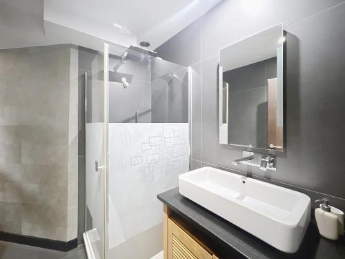 Koupelna v ubytování Hoche