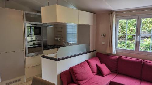 Kuchyň nebo kuchyňský kout v ubytování mobil-home grand confort spa camping hyères