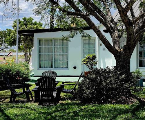 Ein Garten an der Unterkunft Bungalows Bella Vista