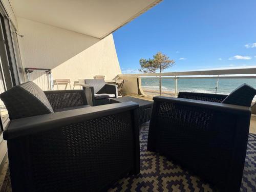 L'océan en toile de fond , appartement cosy