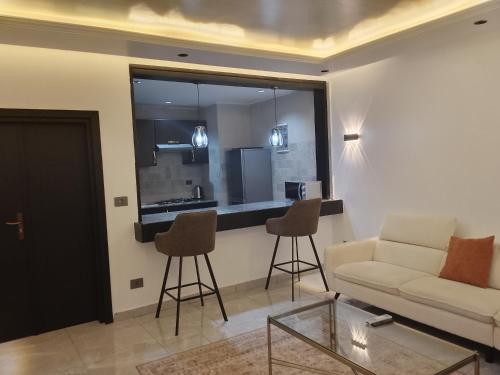 Köök või kööginurk majutusasutuses Appartement lampakou