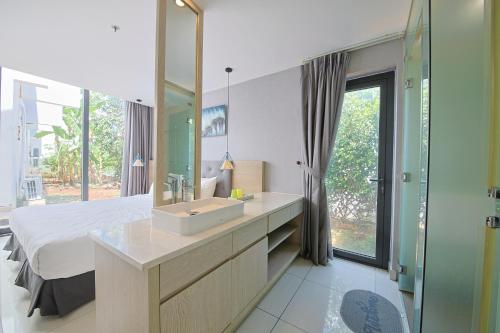 Koupelna v ubytování Nguyen Le Villa Long Hải