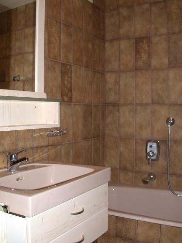 Koupelna v ubytování Appartement Weigl