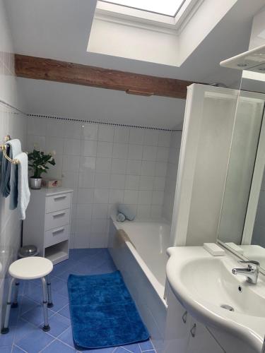 Kúpeľňa v ubytovaní Ferienwohnung Diwoky