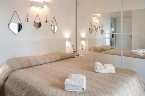 Posteľ alebo postele v izbe v ubytovaní Residenza del Barone Luxury House - Pula, Sardegna