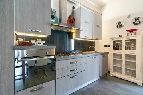 Dapur atau dapur kecil di Bed & Blues