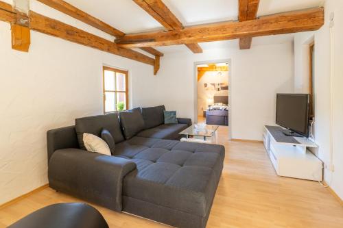 TV a/nebo společenská místnost v ubytování Appartement Sittenbach "Love"