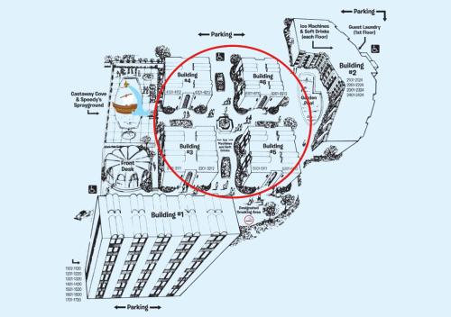 a map of the proposed site of a building at Howard Johnson by Wyndham Anaheim Hotel & Water Playground in Anaheim