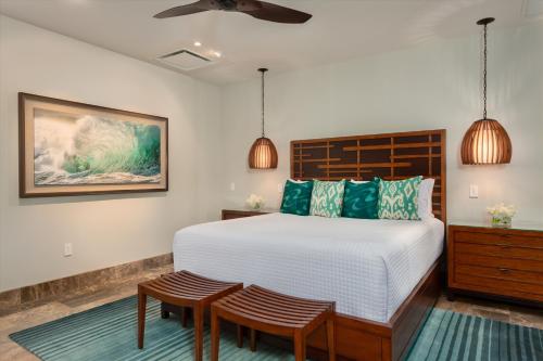 Postel nebo postele na pokoji v ubytování Luxury Ocean & Resort Views Andaz W Lanai Jacuzzi Sea Spirit 811 3Br4Ba For 8