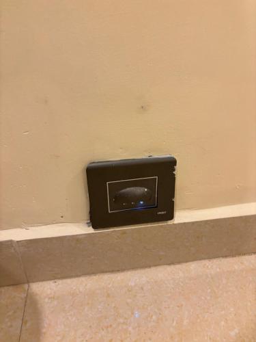 a black box on the side of a wall at Royal Dreams Beach View in Puducherry