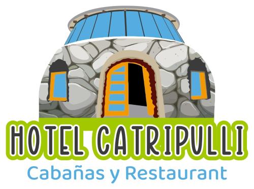eine Illustration eines Hotelschlosses für ein Festival in der Unterkunft Hotel Catripulli in Pucón