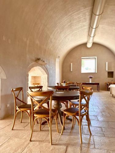 Posezení v ubytování Masseria Salamina