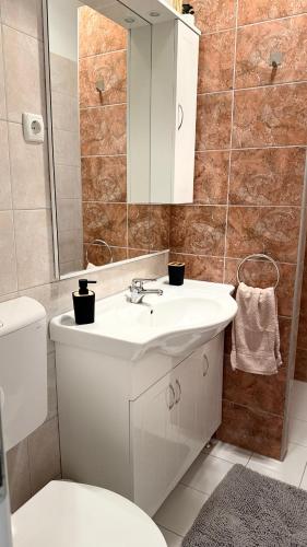 Bilik mandi di Apartman Nino
