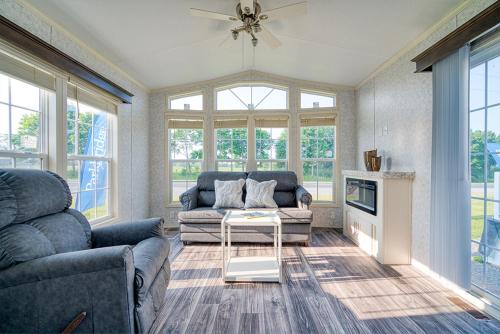 Posezení v ubytování Scugog Landing Resort