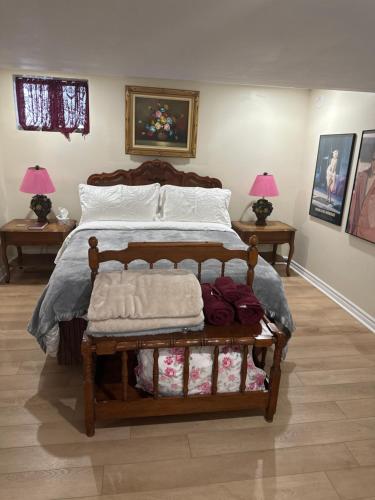 Ένα ή περισσότερα κρεβάτια σε δωμάτιο στο Blue Gables Bed and Breakfast