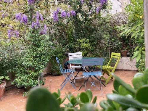 Large flat in Montmartre with terrace