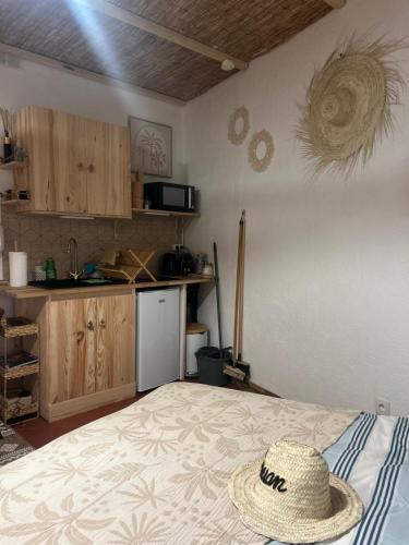 Cuisine ou kitchenette dans l'établissement Le PALAWAN
