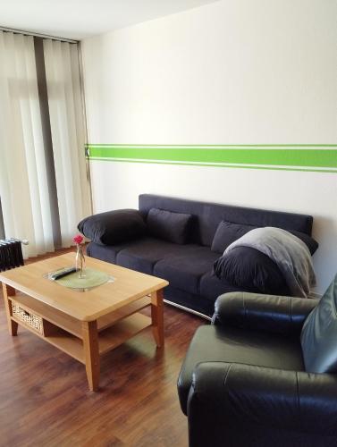 Posezení v ubytování Apartment Landliebe im Weserbergland