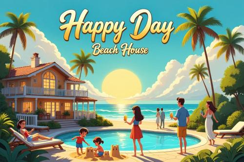 a happy day beach house birthday greetings at Happy Day Beach House in Costa da Caparica