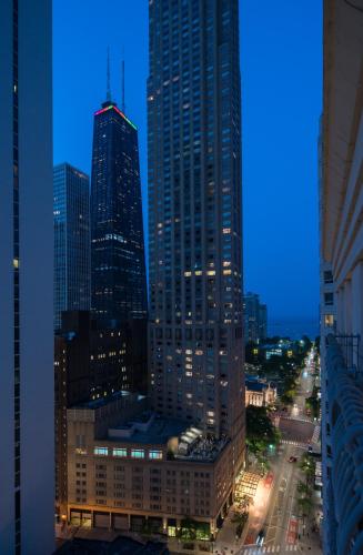 Ein allgemeiner Blick auf Chicago oder ein Stadtblick von der Ferienwohnung aus